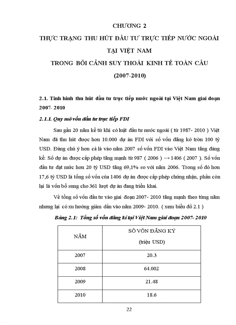 image for page Giải pháp tăng cường thu hút FDI tại Việt Nam trong bối cảnh suy thoái kinh tế toàn cầu 1