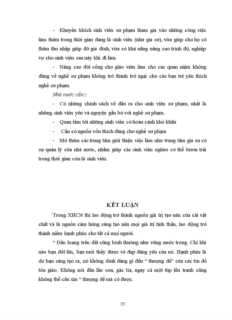 image for page Vấn đề việc làm và định hướng việc làm cho sinh viên trường đại học sư phạm HÀ NỘI hiện nay