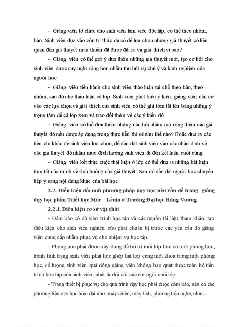 image for page Một số suy nghĩ về đổi mới phương pháp dạy học nêu vấn đề trong giảng dạy học phần Triết học Mác Lênin ở trường Đại học Hùng Vương