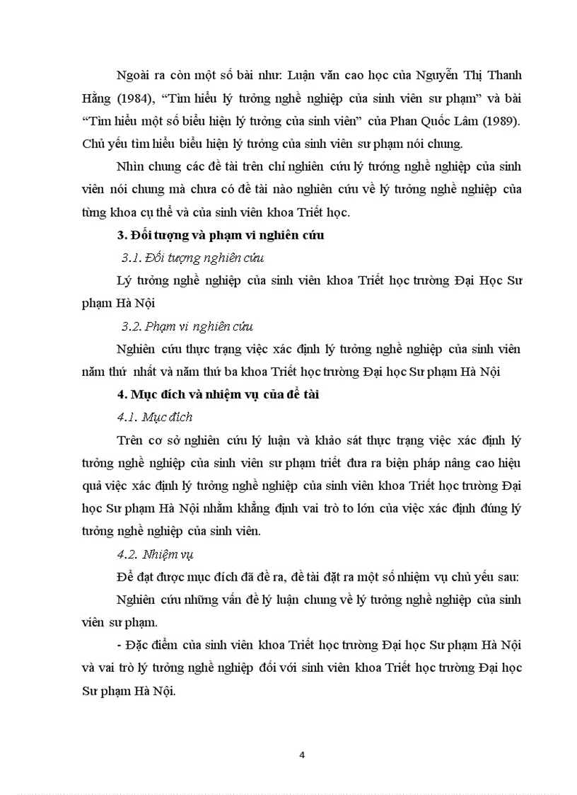 image for page Nghiên cứu thực trạng việc xác định lý tưởng nghề nghiệp của sinh viên năm thứ nhất và năm thứ ba khoa Triết học trường Đại học Sư phạm Hà Nội