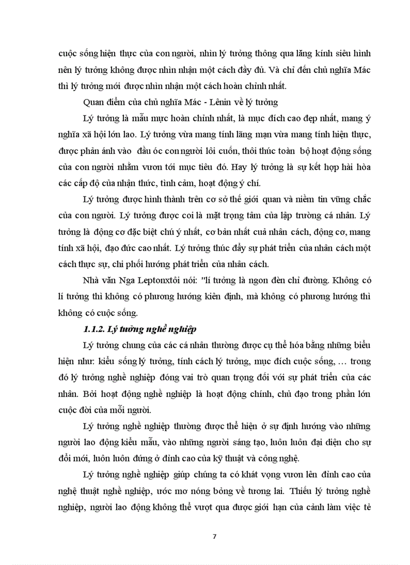 image for page Nghiên cứu thực trạng việc xác định lý tưởng nghề nghiệp của sinh viên năm thứ nhất và năm thứ ba khoa Triết học trường Đại học Sư phạm Hà Nội