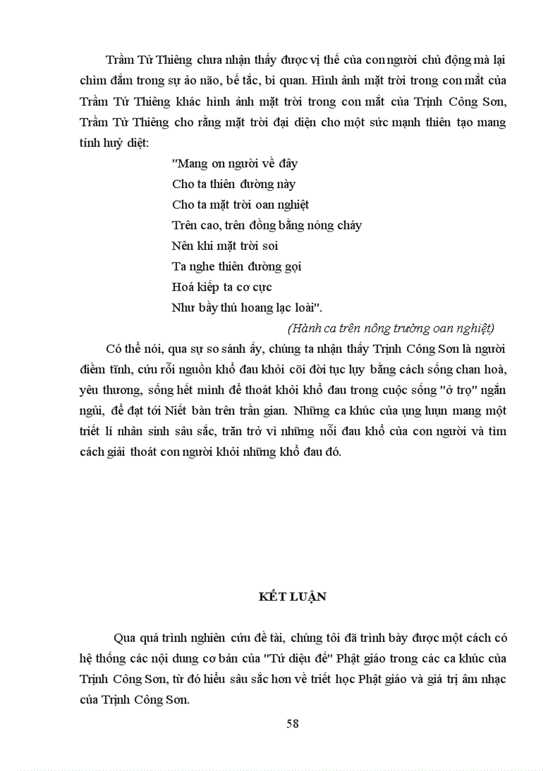 image for page Tứ diệu đế của Phật giáo trong các ca khúc Trịnh Công Sơn