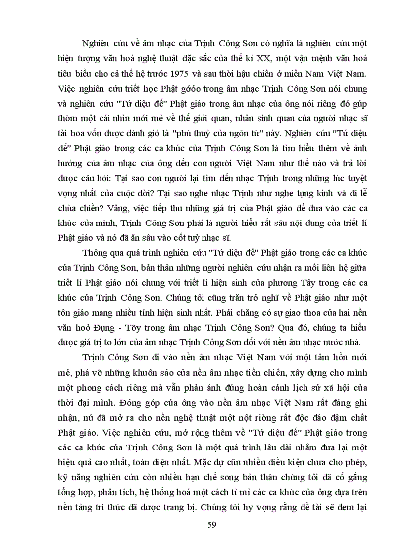 image for page Tứ diệu đế của Phật giáo trong các ca khúc Trịnh Công Sơn