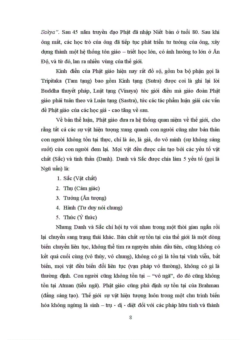 image for page Tư tưởng giải thoát trong triết học Phật giáo và ý nghĩa của nó đối với sinh viên Đại học Sư phạm Hà Nội hiện nay