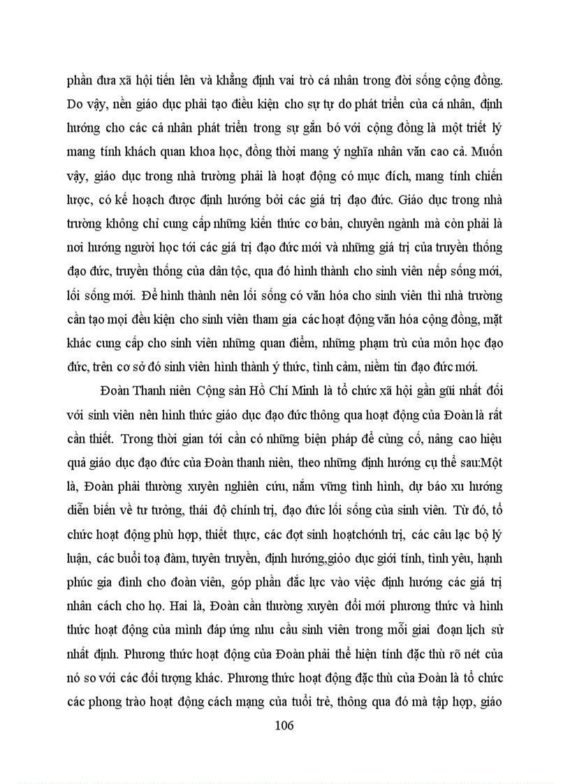 image for page Giáo dục đạo đức mới cho sinh viên các trường cao đẳng nghề ở Hà Nội trong xu thế hội nhập quốc tế hiện nay