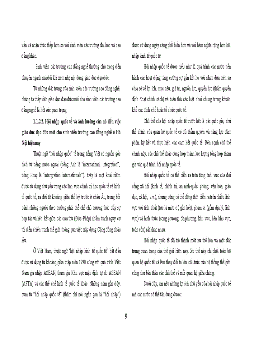 image for page Giáo dục đạo đức mới cho sinh viên các trường cao đẳng nghề ở hà nội trong xu thế hội nhập quốc tế hiện nay