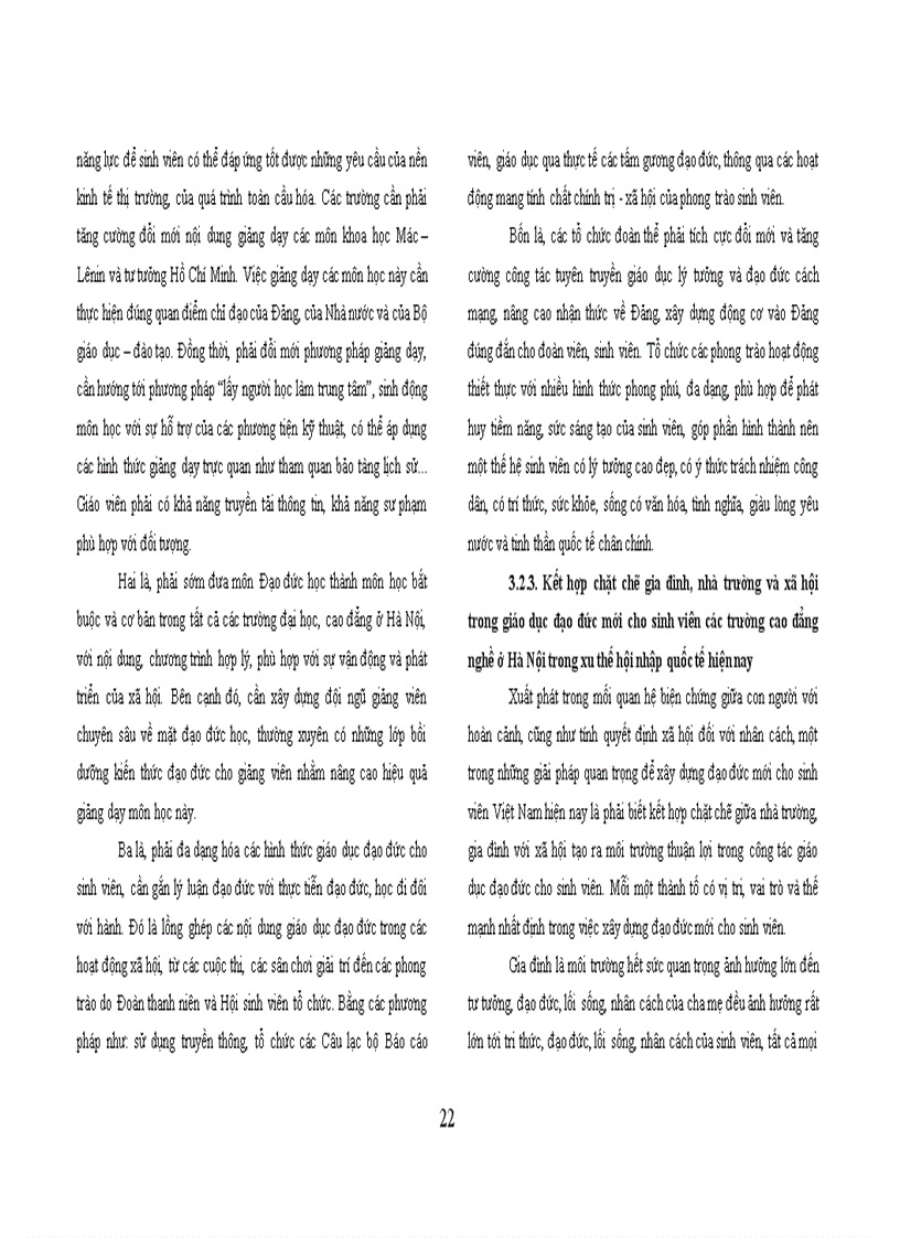 image for page Giáo dục đạo đức mới cho sinh viên các trường cao đẳng nghề ở hà nội trong xu thế hội nhập quốc tế hiện nay