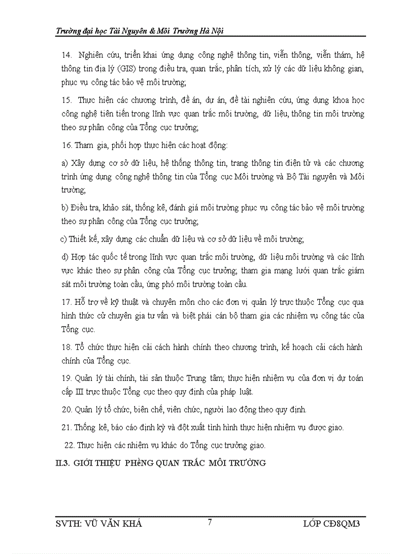 image for page Quy trình thiết kế chương trình quan trắc môi trường