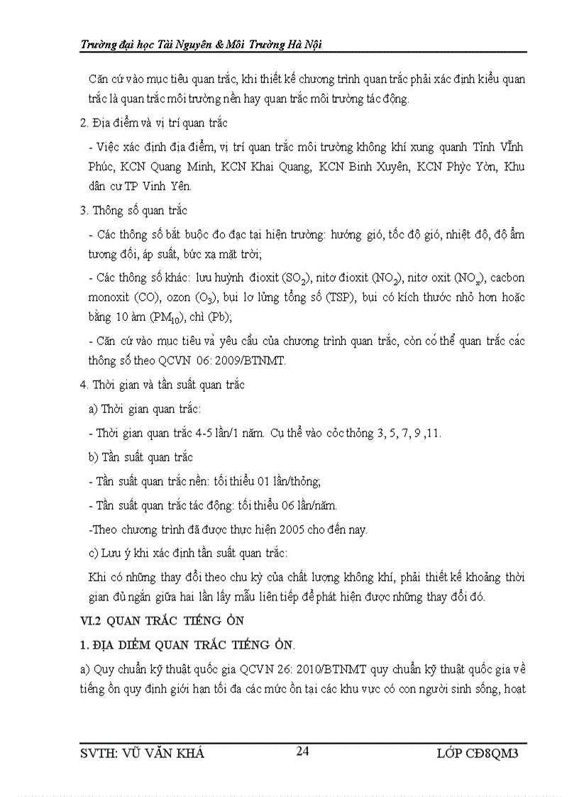 image for page Quy trình thiết kế chương trình quan trắc môi trường