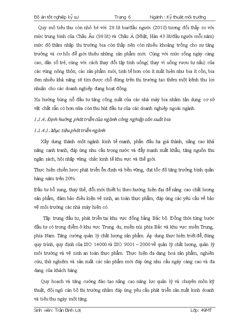 image for page Nghiên cứu thiết kế trạm xử lý nước thải cho nhà máy sản xuất bia Hado