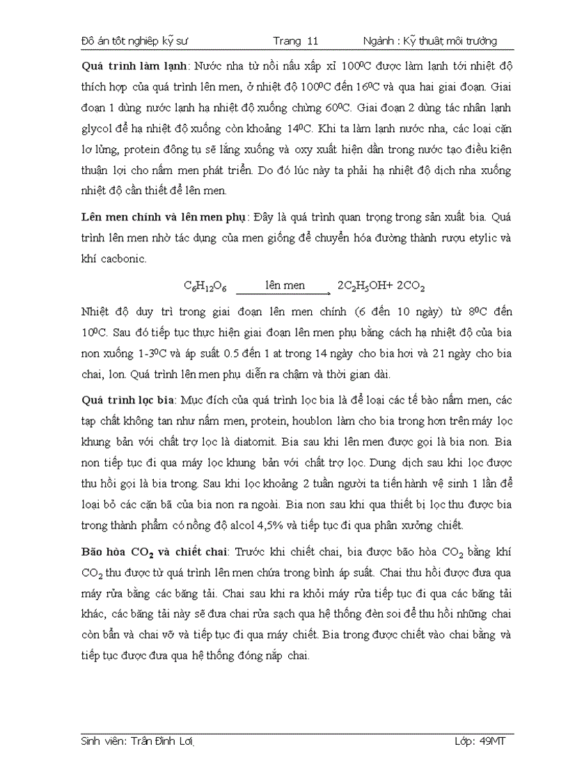 image for page Nghiên cứu thiết kế trạm xử lý nước thải cho nhà máy sản xuất bia Hado