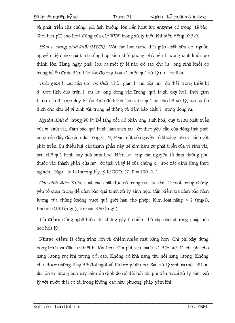 image for page Nghiên cứu thiết kế trạm xử lý nước thải cho nhà máy sản xuất bia Hado