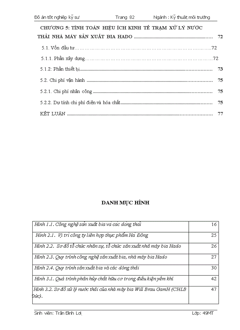 image for page Nghiên cứu thiết kế trạm xử lý nước thải cho nhà máy sản xuất bia Hado