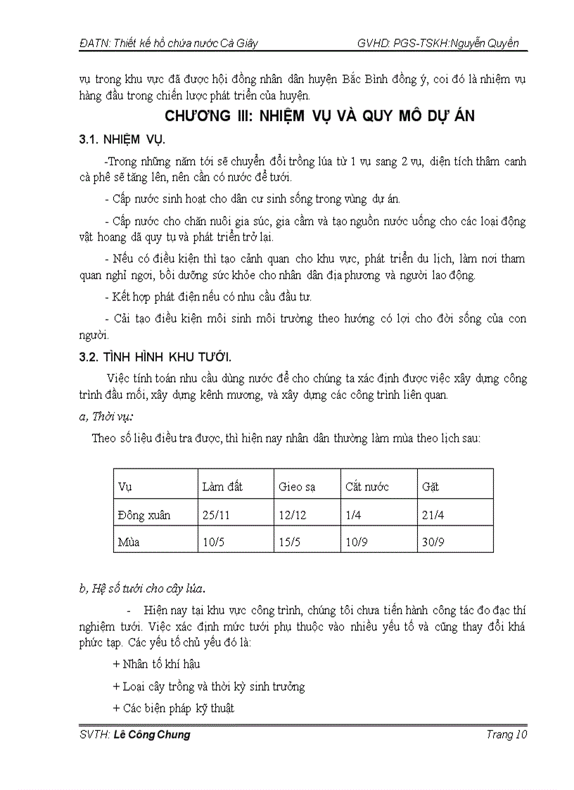 image for page Thiết kế hồ chứa nước Cà Giây