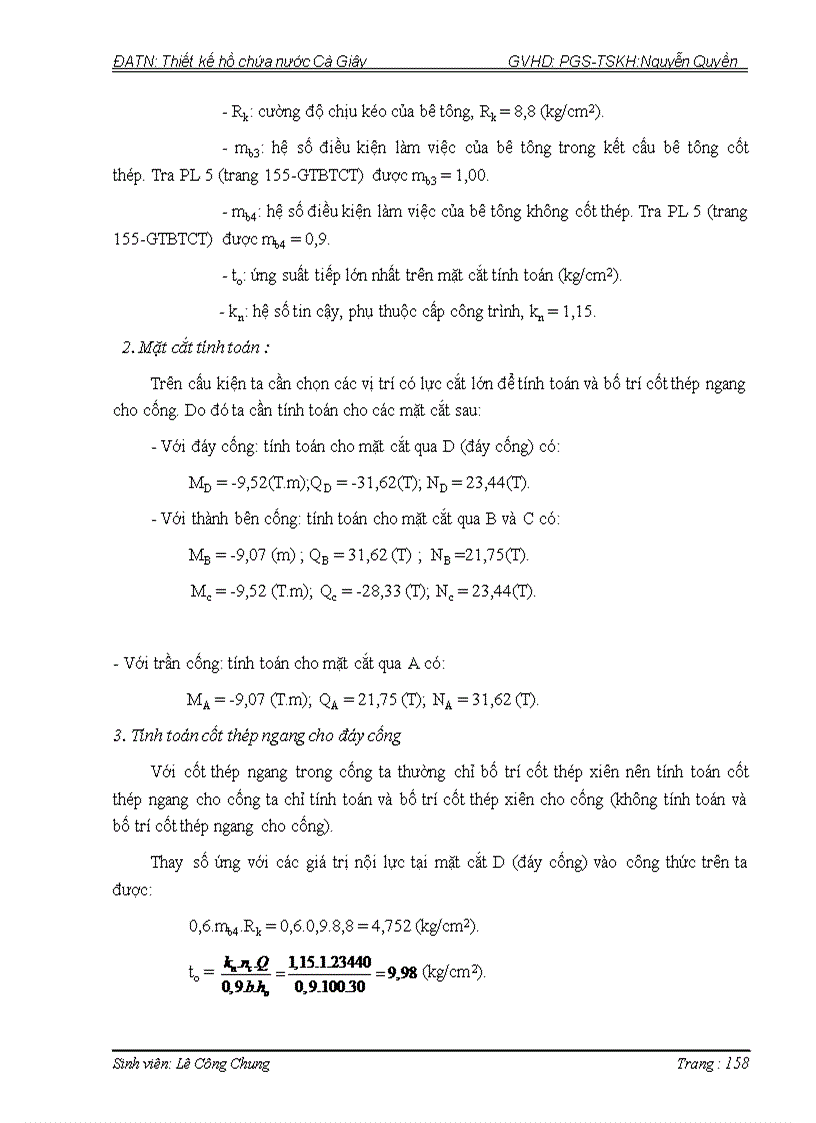 image for page Thiết kế hồ chứa nước Cà Giây