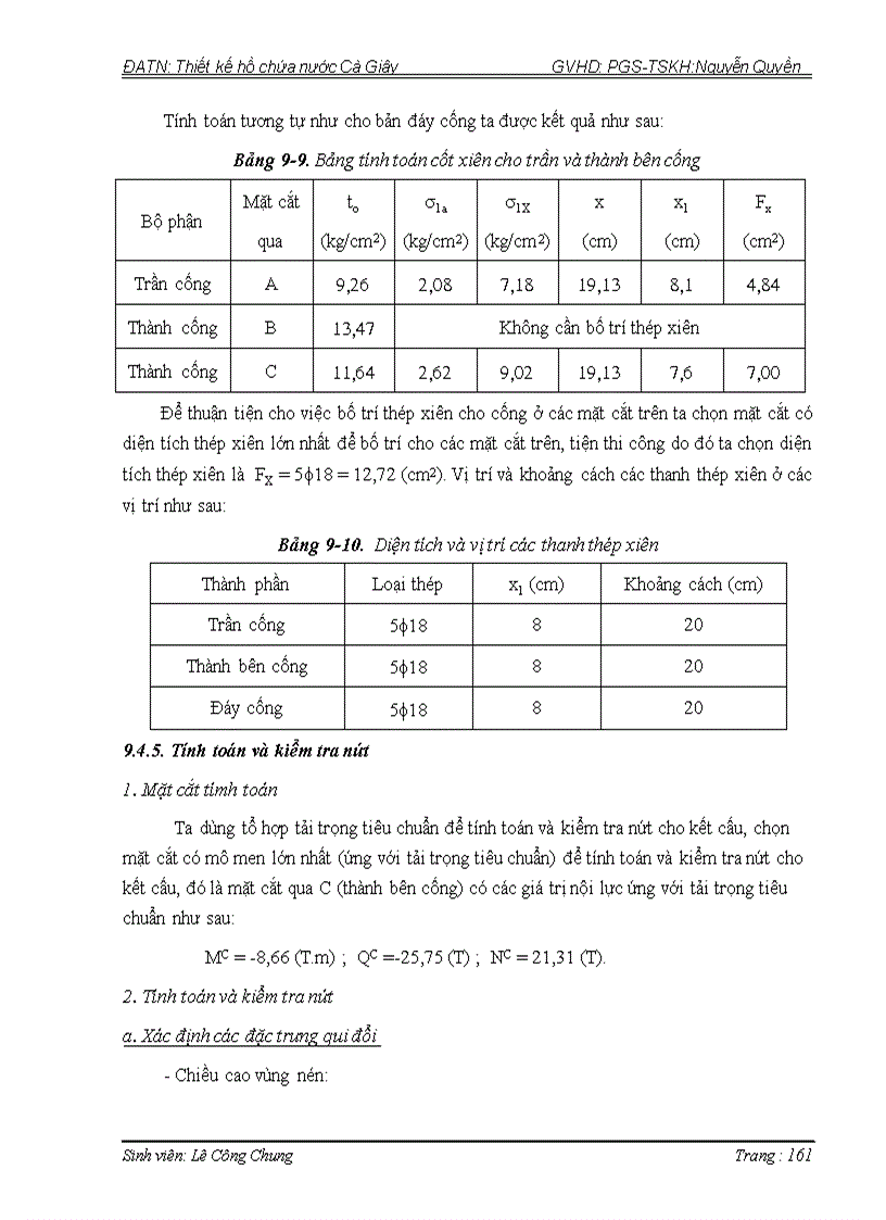 image for page Thiết kế hồ chứa nước Cà Giây