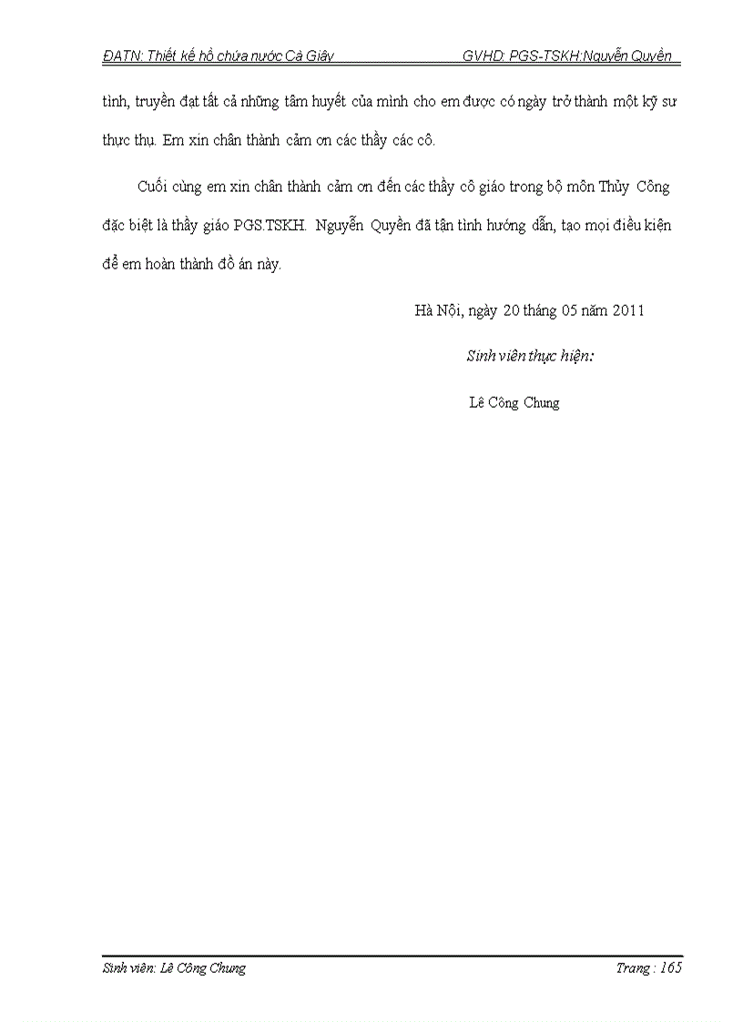 image for page Thiết kế hồ chứa nước Cà Giây