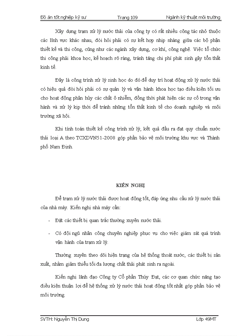 image for page Thiết kế hệ thống xử lý nước thải dệt nhuộm Công ty Cổ phần Thúy Đạt Nam Định công suất 800 m3 ngày