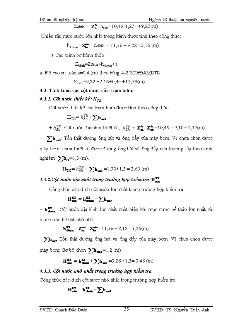 image for page Thiết kế trạm bơm tiêu Cổ Đô Ba Vì Hà Nội phương án 2