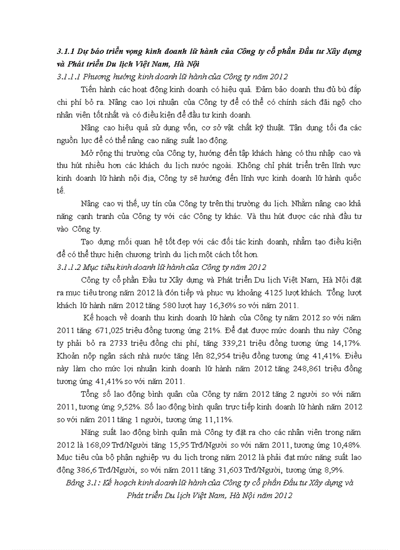 image for page Giải pháp nâng cao hiệu quả kinh doanh lữ hành tại Công ty cổ phần Đầu tư Xây dựng và Phát triển Du lịch Việt Nam Hà Nội