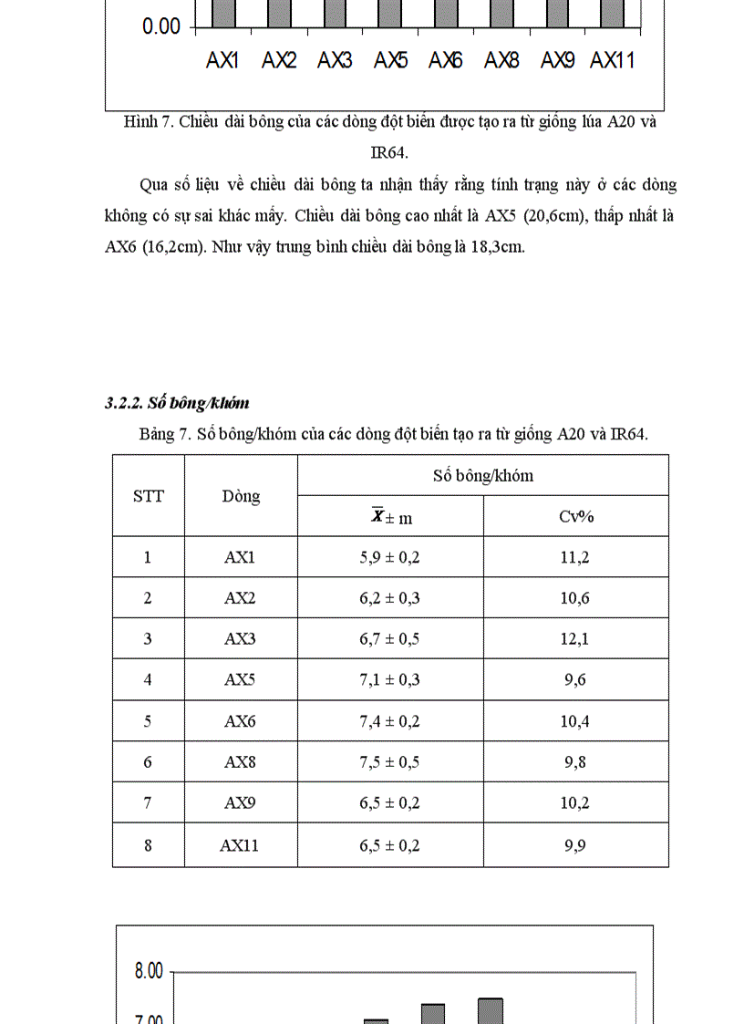 image for page Nghiên cứu đặc điểm nông sinh học và giá trị chọn giống của một số dòng đột biến được tạo ra từ việc xử lý đột biến một số giống lúa đặc sản ở thế hệ thứ 5