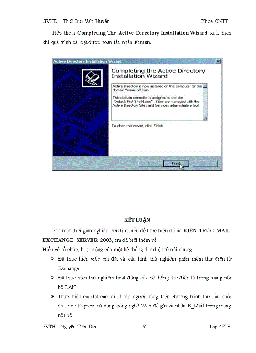 image for page Kiến trúc mail exchange server 2003