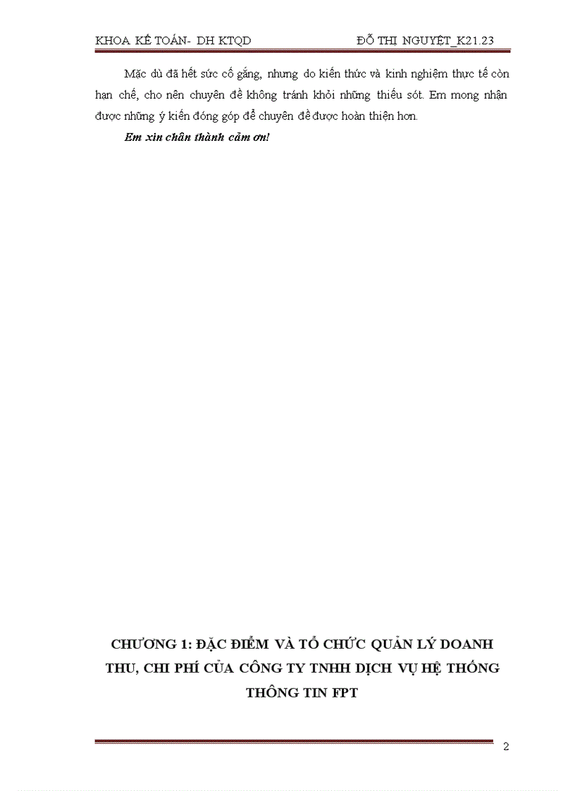 image for page Kế toán doanh thu chi phí và xác định kết quả kinh doanh tại Công ty TNHH dịch vụ hệ thống thông tin FPT 3