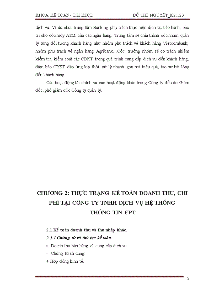 image for page Kế toán doanh thu chi phí và xác định kết quả kinh doanh tại Công ty TNHH dịch vụ hệ thống thông tin FPT 3