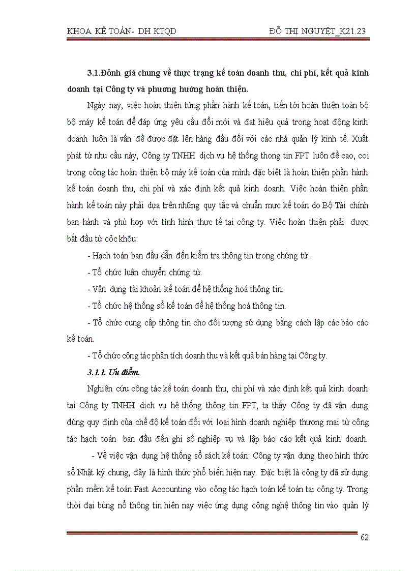 image for page Kế toán doanh thu chi phí và xác định kết quả kinh doanh tại Công ty TNHH dịch vụ hệ thống thông tin FPT 3