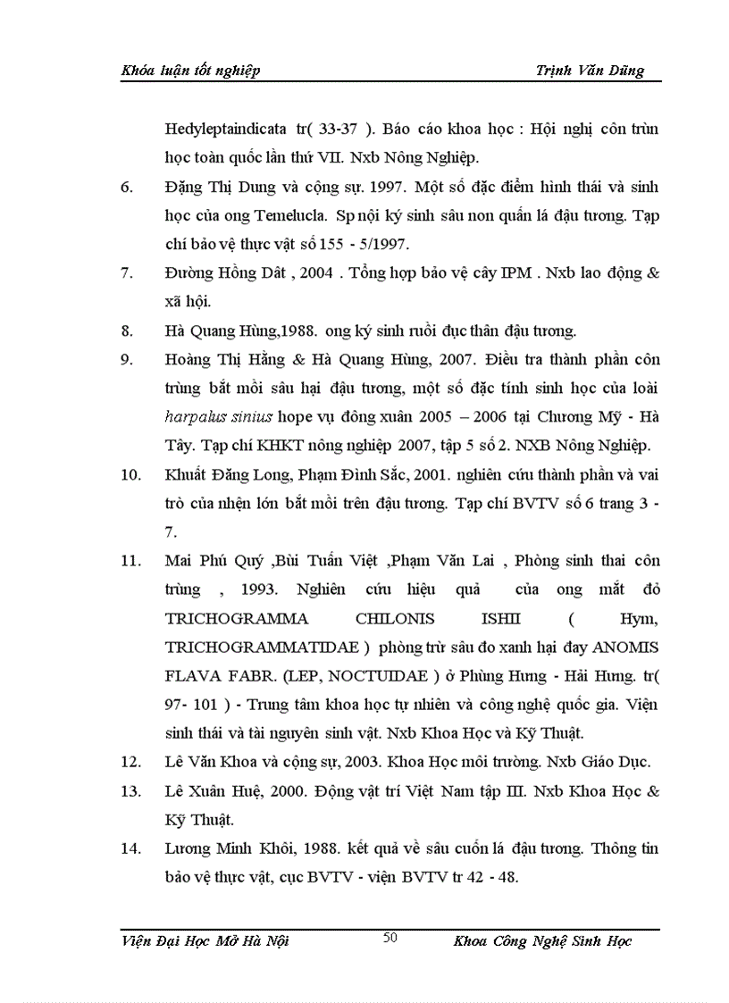 image for page Điều tra thành phần sự đa dạng sinh học của các loài côn trùng gây hại và thiên địch của chúng trên cây đậu tương và nghiên cứu các đặc điểm hình thái sinh học sinh thái của loài sâu róm 4 gù Dasichira spp