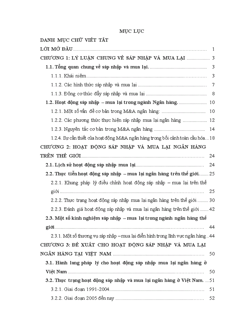 image for page Hoạt động sáp nhập và mua lại trong ngành ngân hàng trên thế giới bài học kinh nghiệm cho Việt Nam