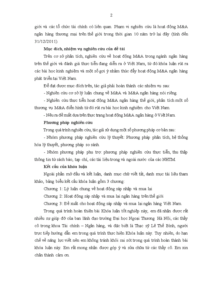 image for page Hoạt động sáp nhập và mua lại trong ngành ngân hàng trên thế giới bài học kinh nghiệm cho Việt Nam