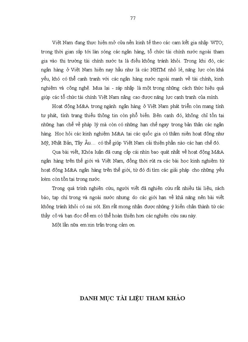 image for page Hoạt động sáp nhập và mua lại trong ngành ngân hàng trên thế giới bài học kinh nghiệm cho Việt Nam
