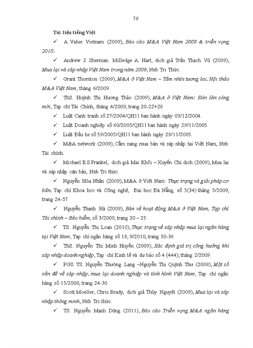 image for page Hoạt động sáp nhập và mua lại trong ngành ngân hàng trên thế giới bài học kinh nghiệm cho Việt Nam