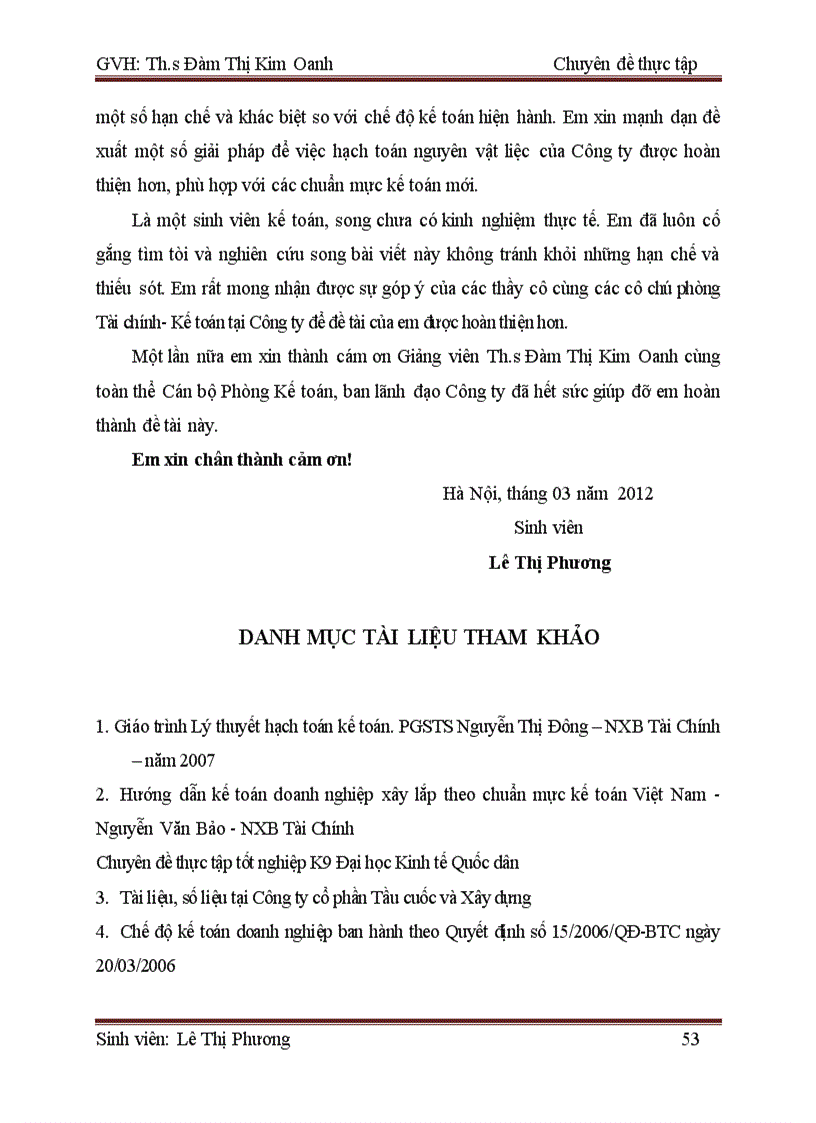 image for page Hoàn thiện kế toán nguyên vật liệu tại công ty TNHH TM XD Khang Thành Phát 1