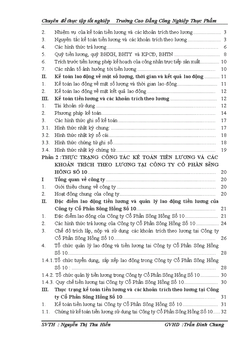 image for page Hoàn thiện công tác kế toán tiền lương và các khoản trích theo lương tại Công ty Cổ Phần Sông Hồng Số 10