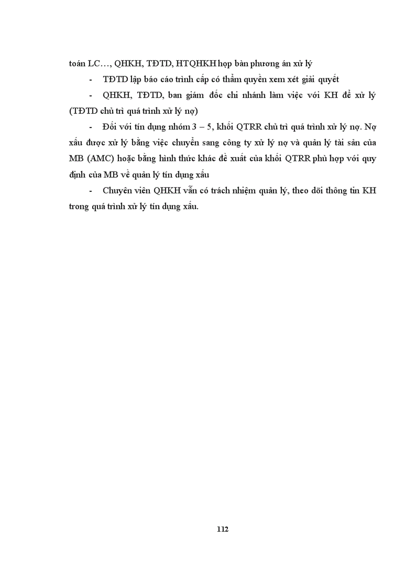 image for page Giải pháp phòng ngừa và hạn chế rủi ro tín dụng trong cho vay DNNVV tại NHTMCP Quân đội chi nhánh Hoàng Quốc Việt 1