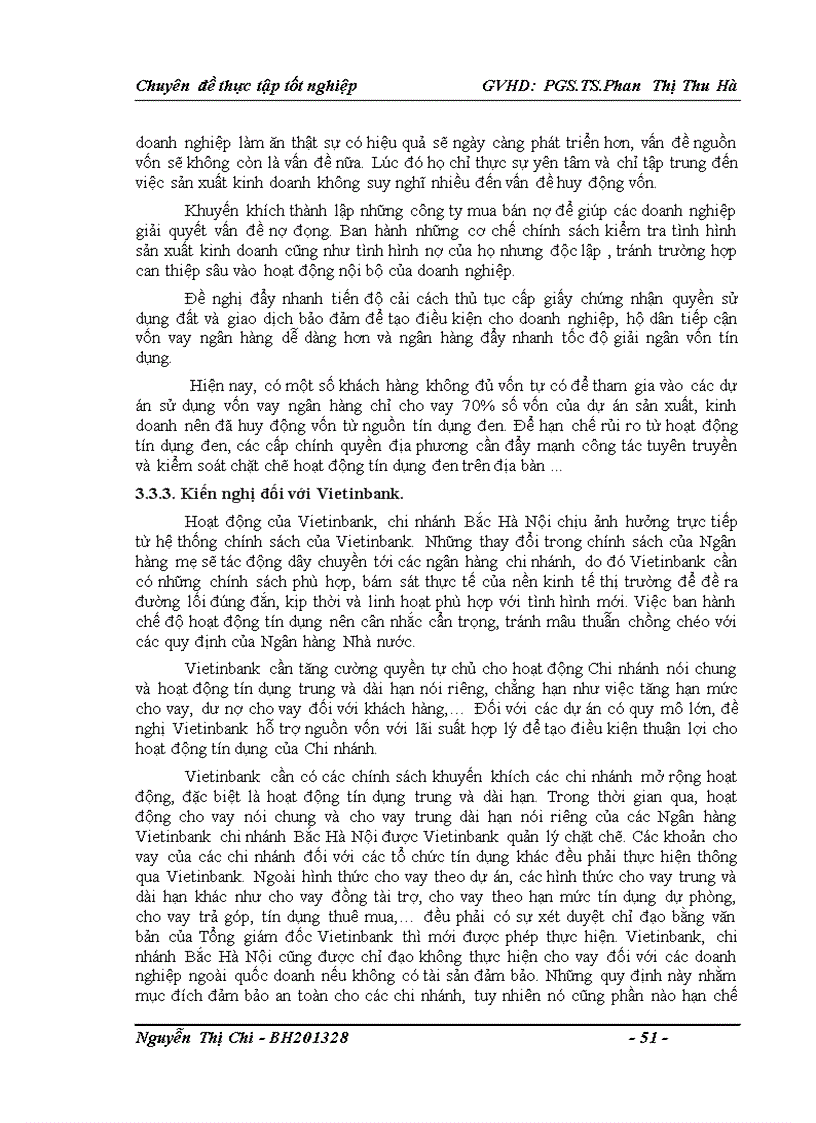 image for page Giải pháp nâng cao chất lượng tín dụng trung và dài hạn tại Ngân hàng thương mại cổ phần công thương Việt Nam chi nhánh Bắc Hà Nội