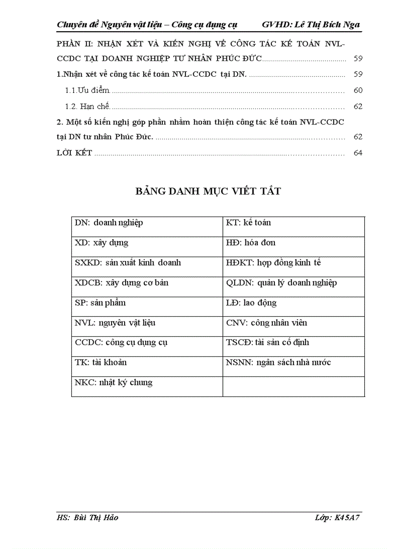 image for page Kế toán nguyên vật liệu công cụ dụng cụ tại DN Tư nhân Phúc Đức