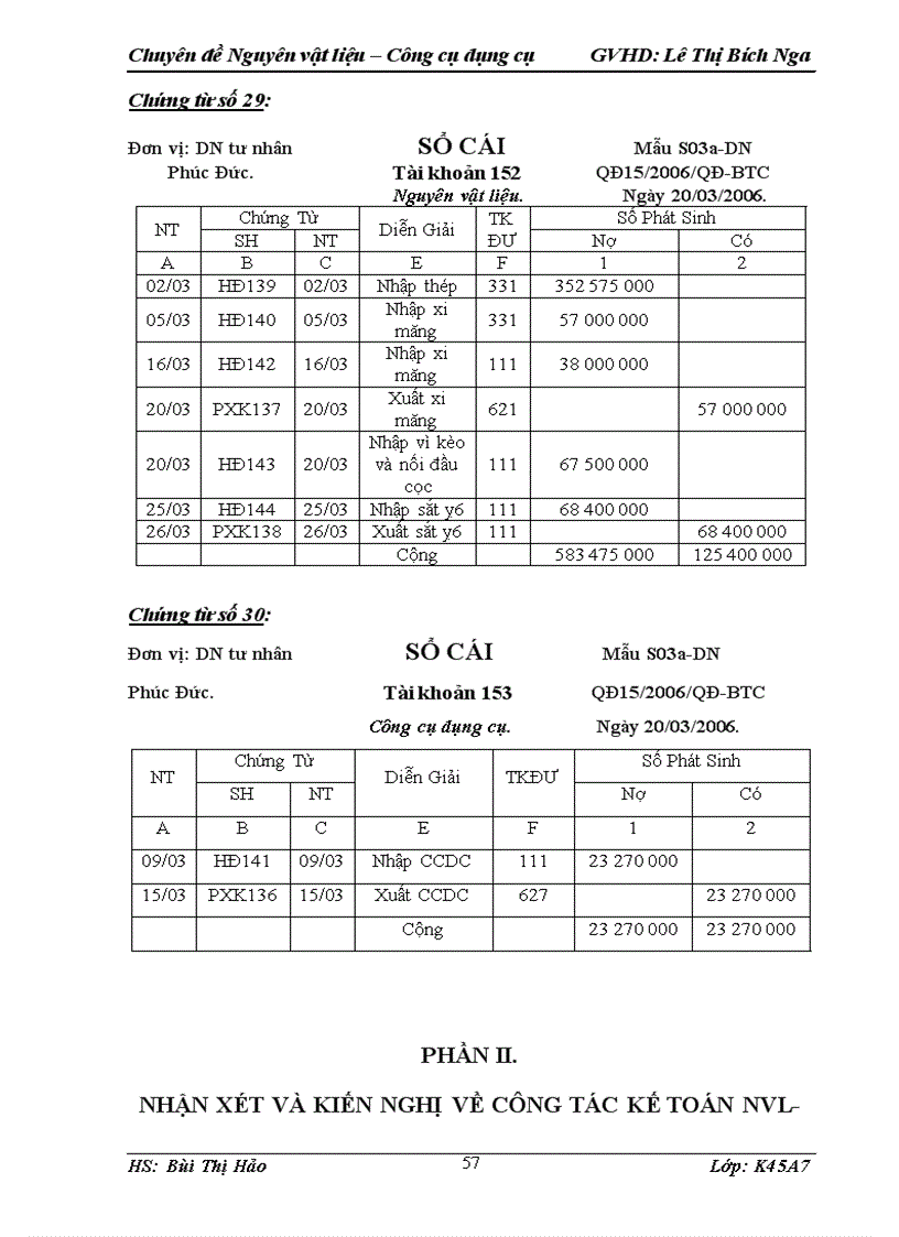 image for page Kế toán nguyên vật liệu công cụ dụng cụ tại DN Tư nhân Phúc Đức