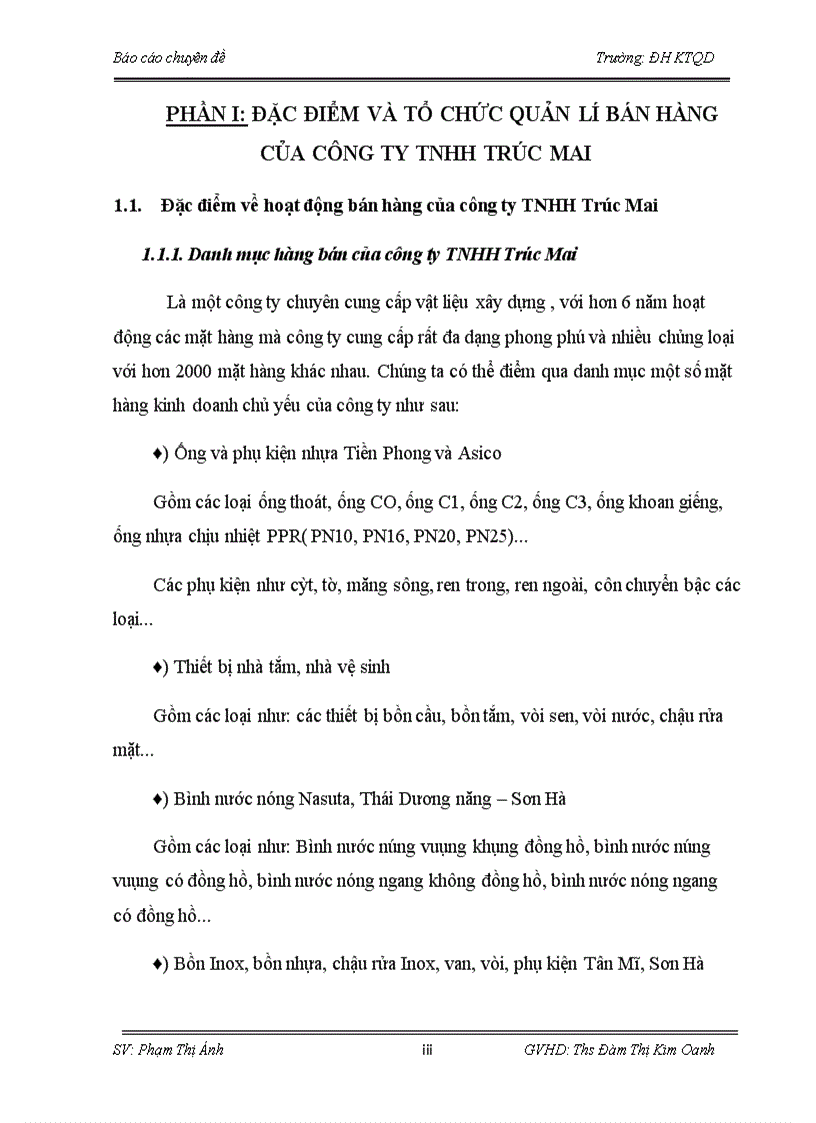 image for page Hoàn thiện kế toán bán hàng và xác định kết quả tiêu thụ tại công ty TNHH Trúc Mai 1
