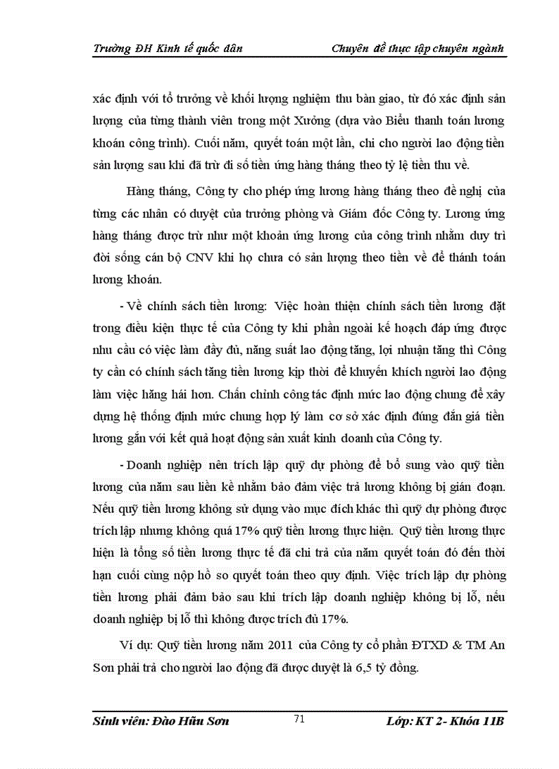 image for page Hoàn thiện kế toán tiền lương và các khoản trích nộp theo lương tại Công ty CP ĐTXD TM An Sơn