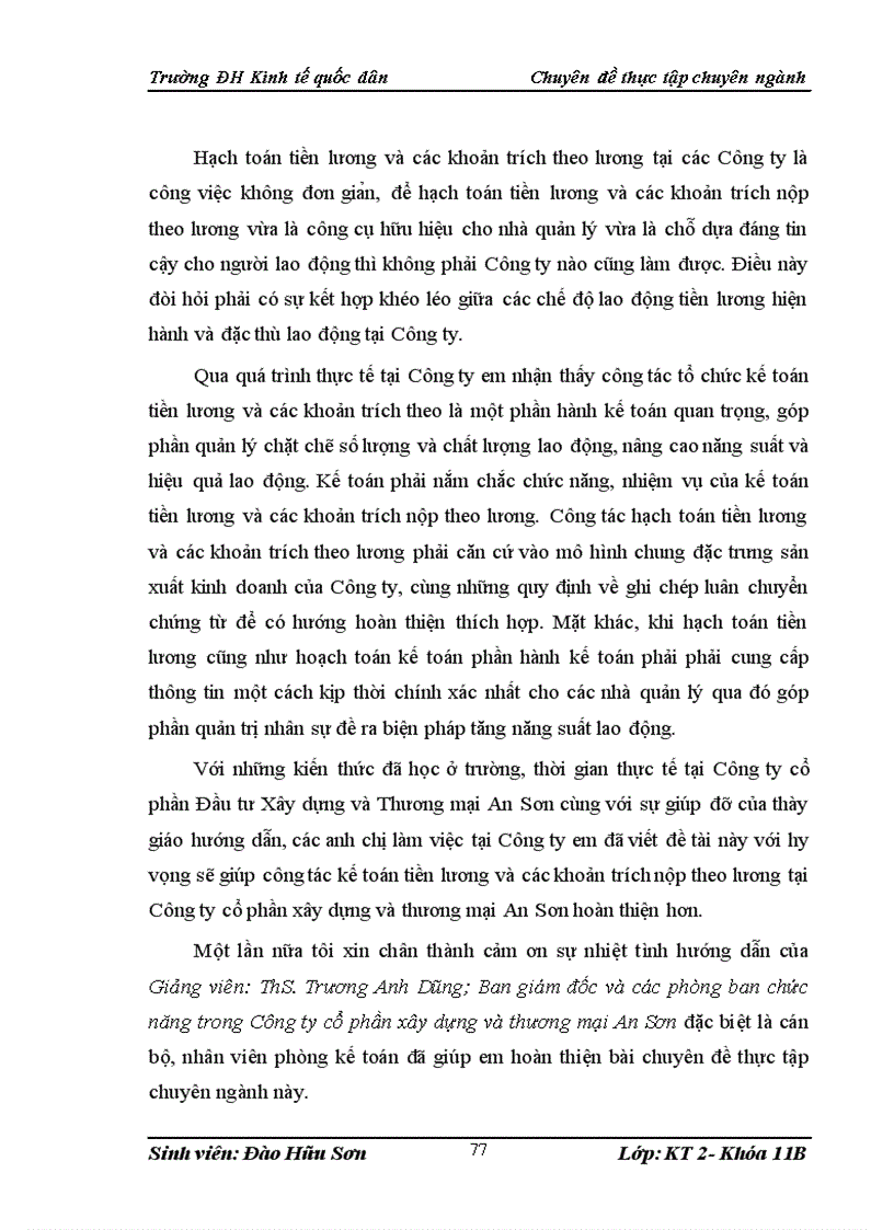 image for page Hoàn thiện kế toán tiền lương và các khoản trích nộp theo lương tại Công ty CP ĐTXD TM An Sơn