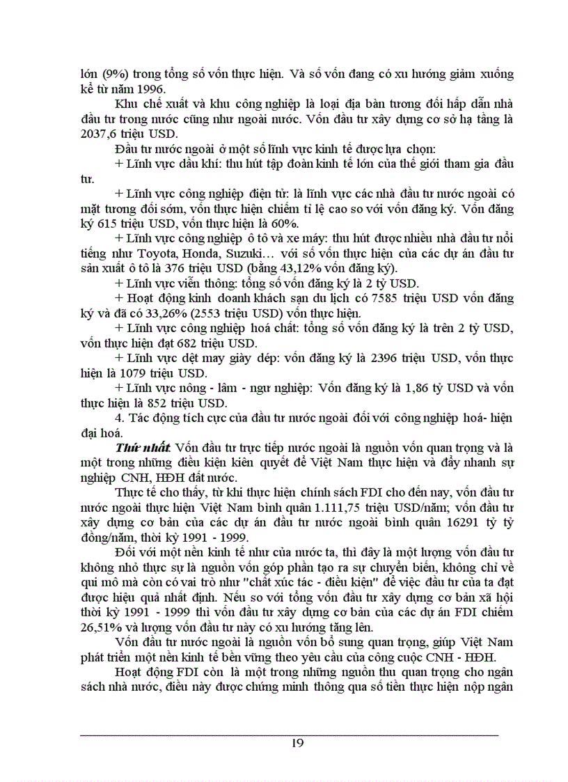 image for page Vấn đề thu hút đầu tư trực tiếp nước ngoài FDI ở Việt Nam