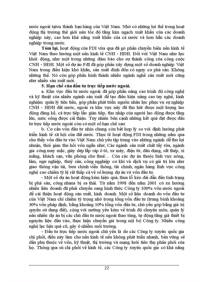 image for page Vấn đề thu hút đầu tư trực tiếp nước ngoài FDI ở Việt Nam
