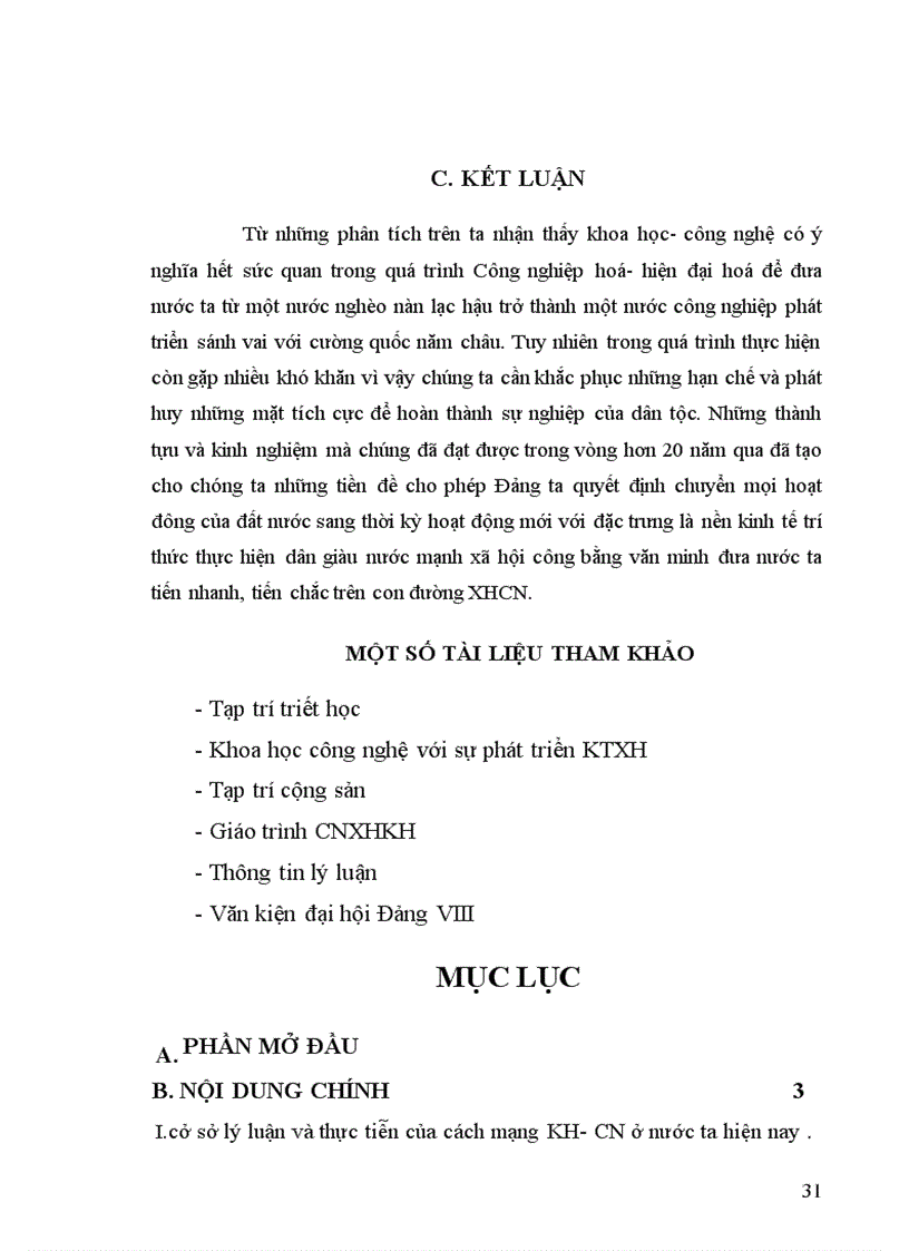 image for page Ảnh hưởng của cách mạng khoa học công nghệ đến quá trình công nghiệp hoá hiện đại hoá 1