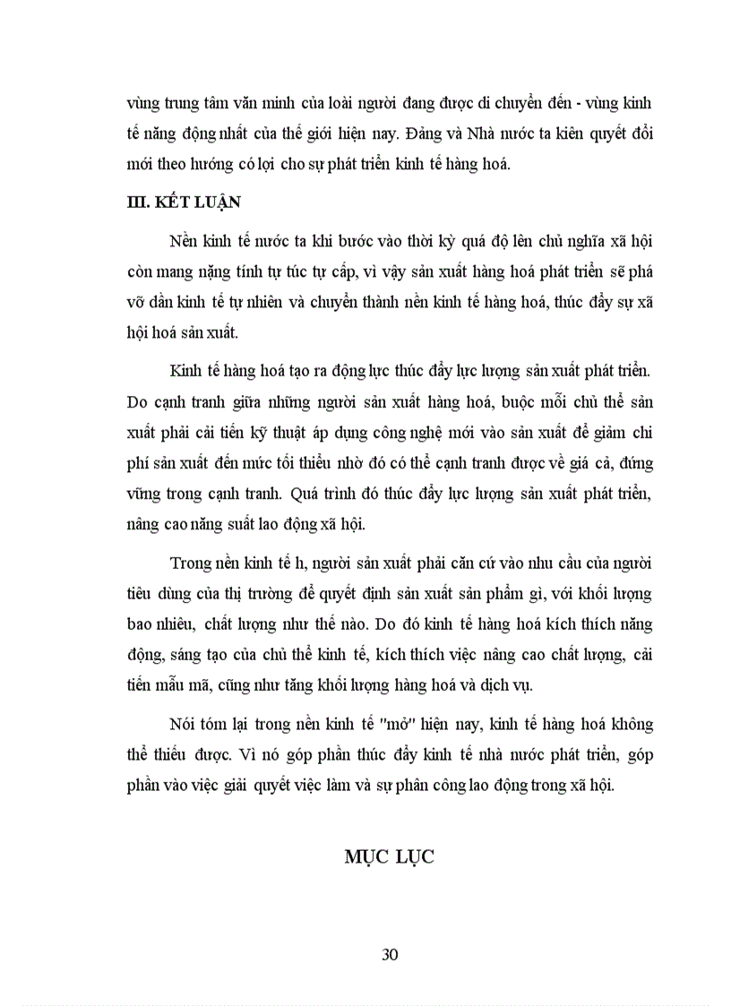 image for page Nền kinh tế hàng hoá nước ta trong quá trình hội nhập kinh tế quốc tế