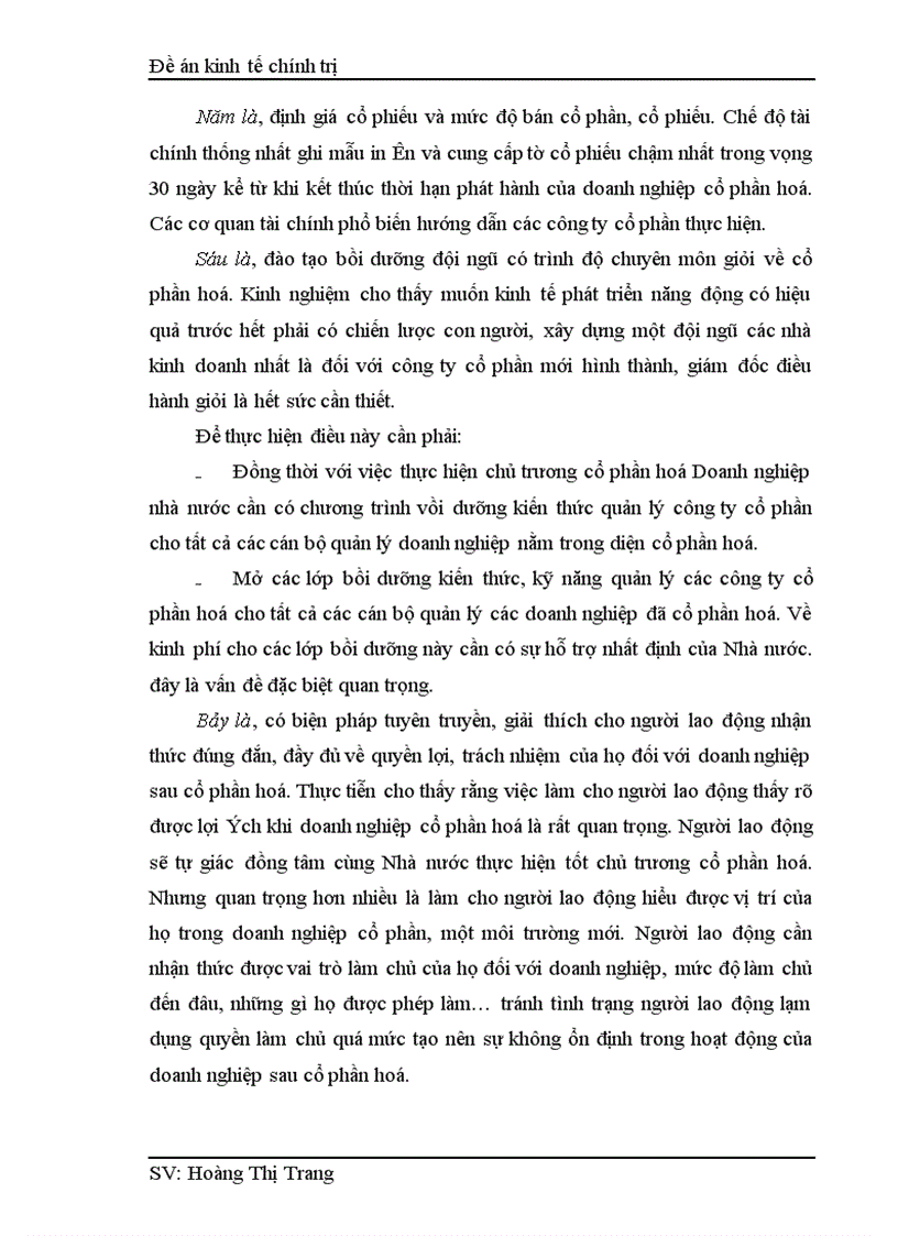 image for page Một số biện pháp nhằm tiếp tục đẩy mạnh quá trình cổ phần hoá trong một bộ phận Doanh nghiệp nhà nước ở nước ta trong giai đoạn hiện nay