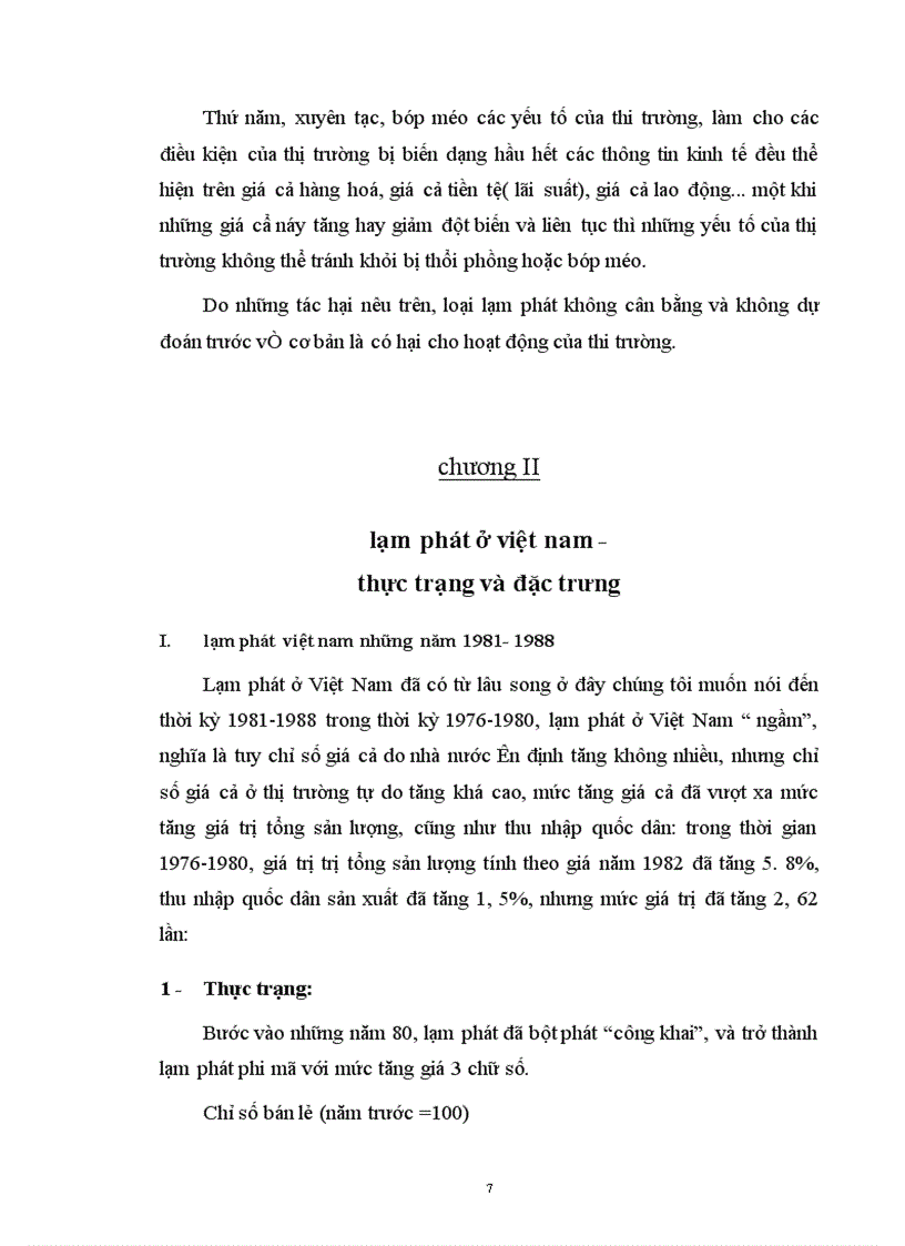 image for page Lạm phát ở việt nam thực trạng và đặc trưng