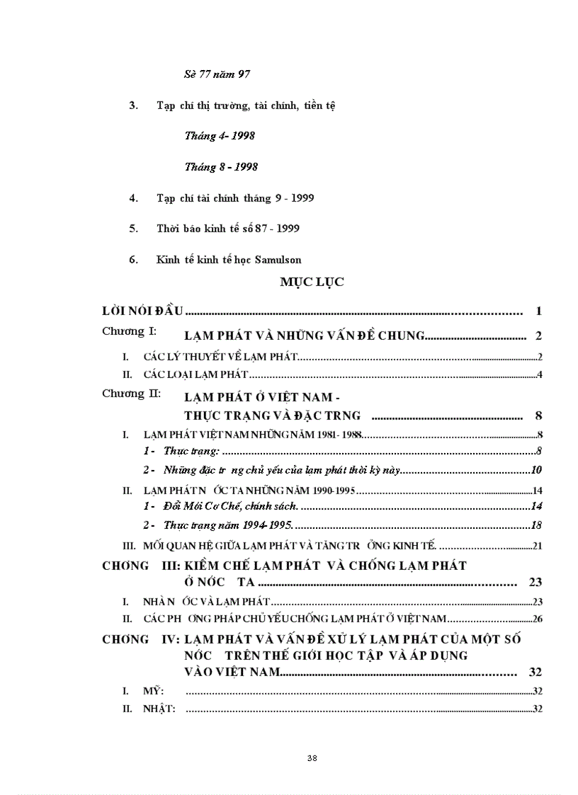 image for page Lạm phát ở việt nam thực trạng và đặc trưng